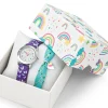 Coffret montre enfant Certus violette papillons et bracelet