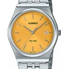 Montre Acier Casio cadran jaune