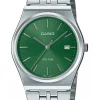 Montre Acier Casio cadran vert