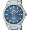 Montre Casio verre saphir ultraplate cadran bleu