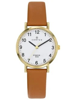 Montre Certus bracelet marron clair 646528