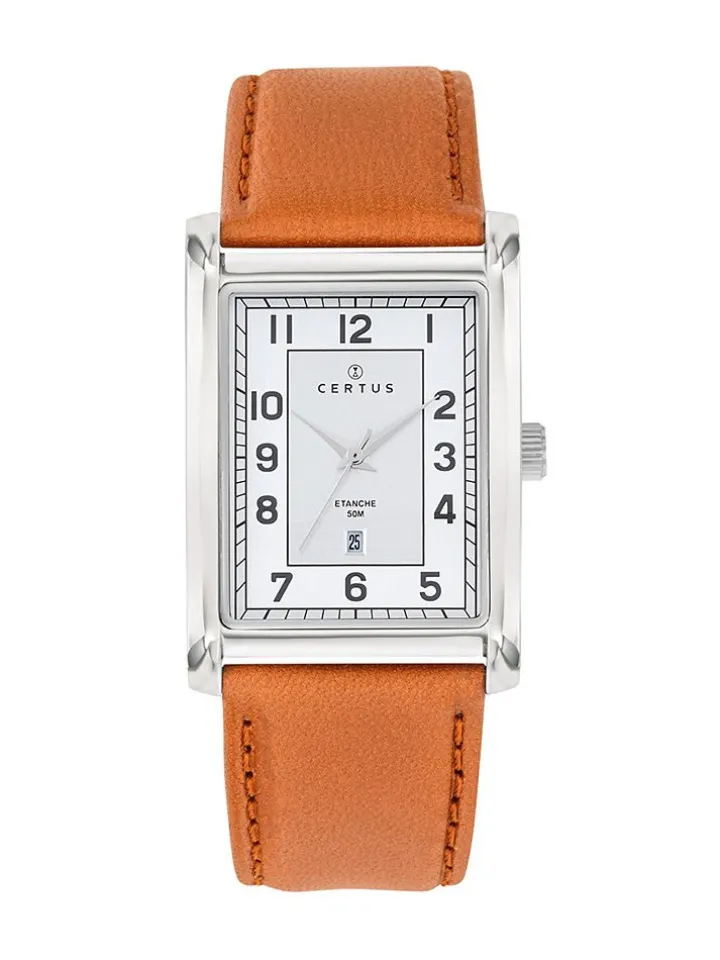 Montre Certus rectangulaire style vintage