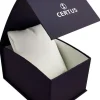 Montre classe bracelet cuir noir Certus 611252