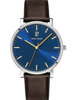 Montre cuir brun Pierre Lannier