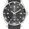 Montre de plongée homme Certus bracelet silicone fond noir