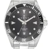 Montre de plongée homme Certus acier cadran noir