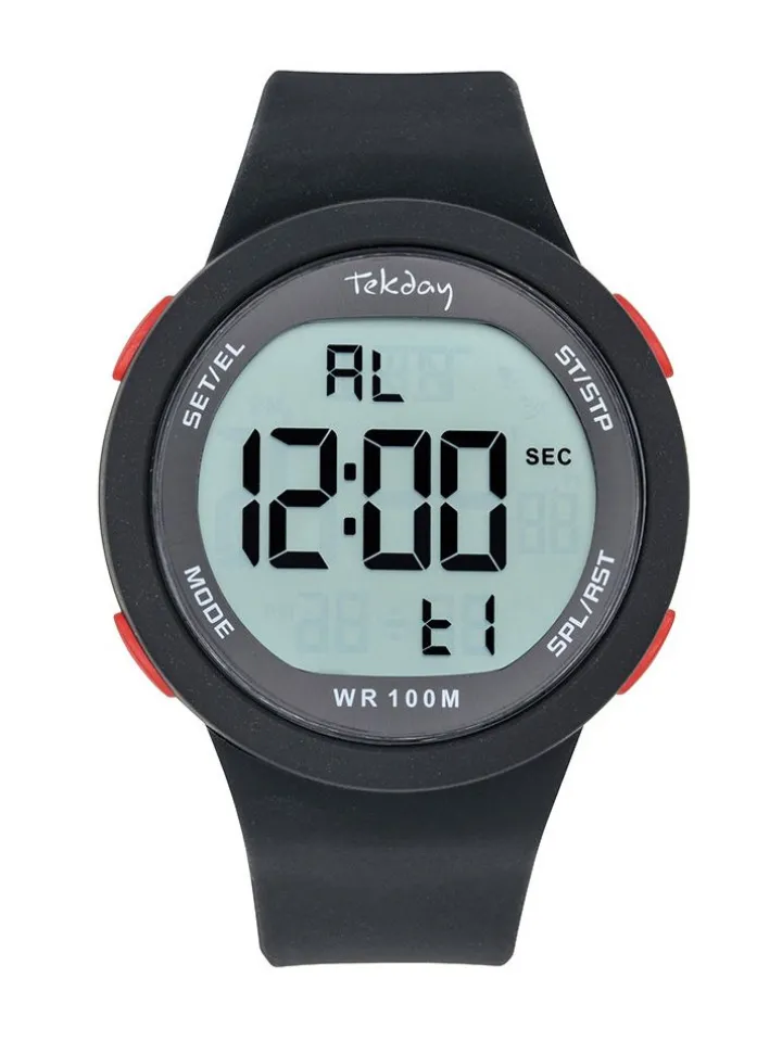 Montre digitale Tekday sport noire