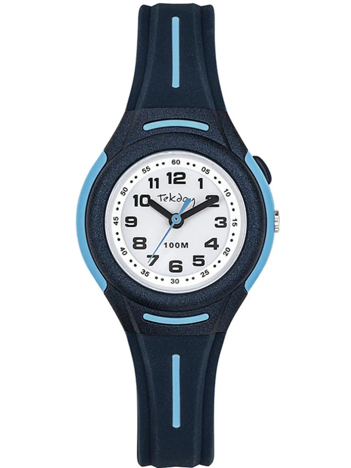 Montre enfant Tekday nuances de bleu 654673