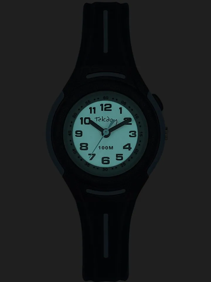 Montre enfant Tekday nuances de bleu 654673