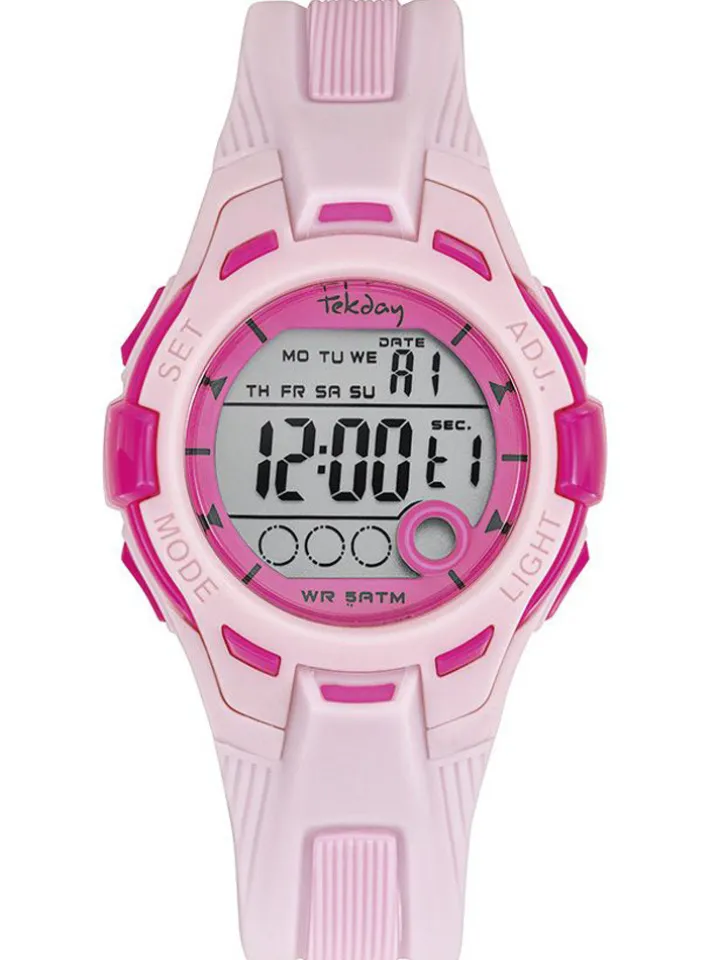 Montre enfant Tekday rose 654921