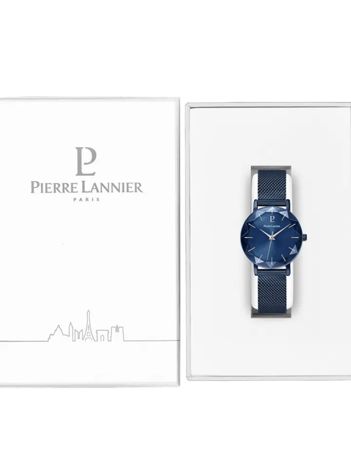 Montre femme bleue Pierre Lannier 010P968