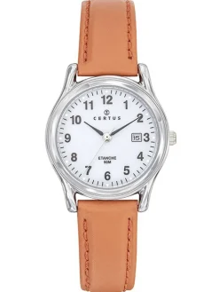 Montre femme Certus cuir marron