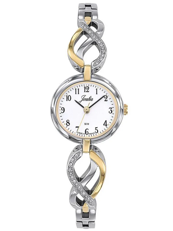 Montre femme Certus Joalia bicolore et pierres