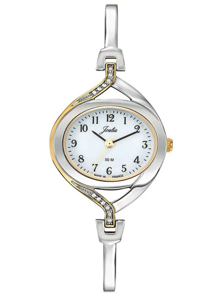 Montre femme métal bicolore Joalia
