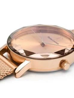 Montre femme originale Pierre Lannier Symphony dorée rose 010P958