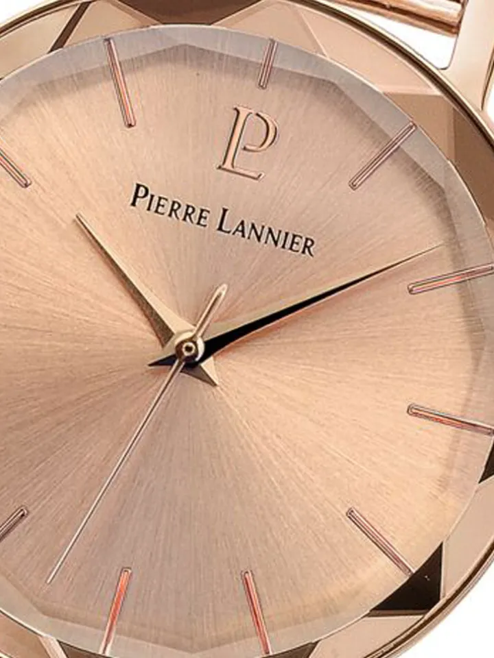 Montre femme originale Pierre Lannier Symphony dorée rose 010P958