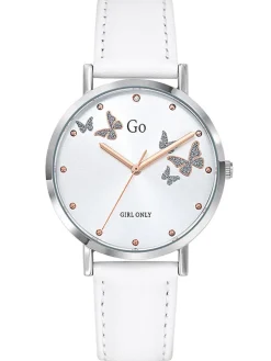 Montre Go for Girl Only blanche papillons 699346