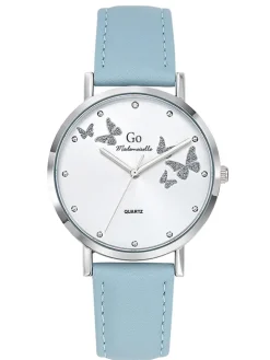 Montre Go for Girl Only bleue papillons