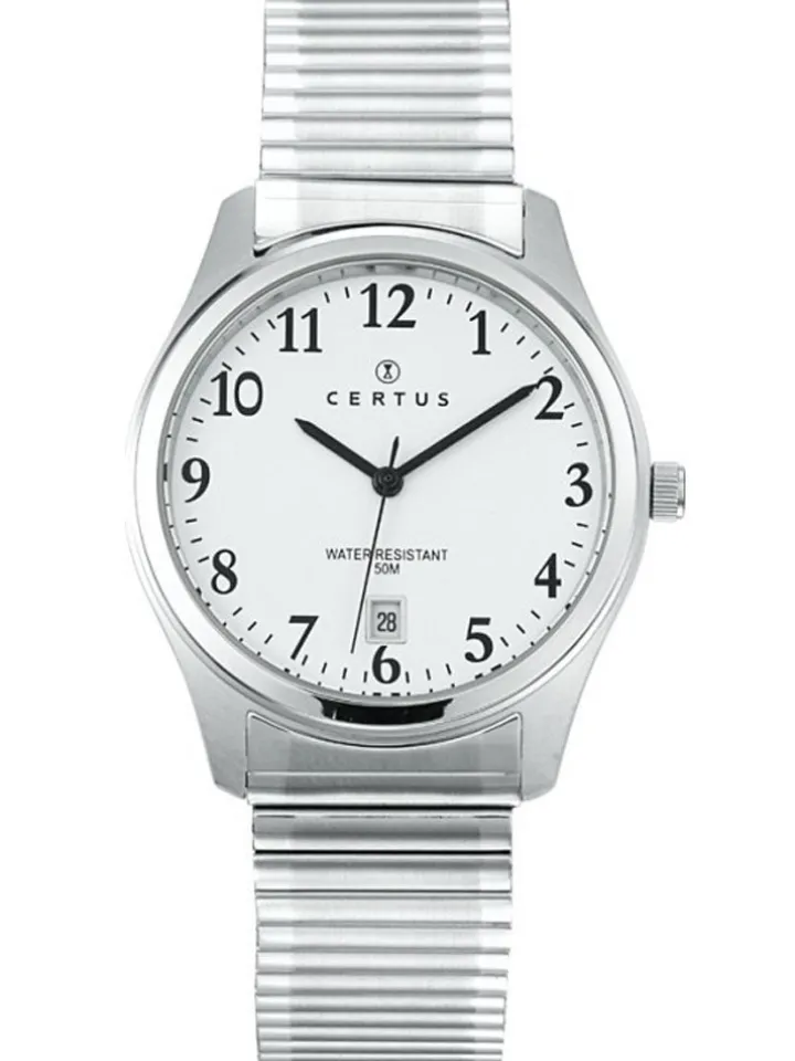 Montre homme acier bracelet extensible Certus 615773