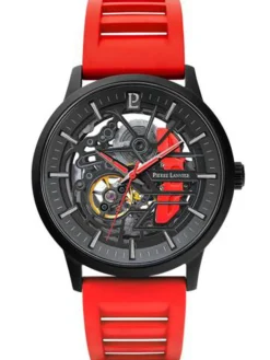 Montre homme automatique Paddock Pierre Lannier rouge
