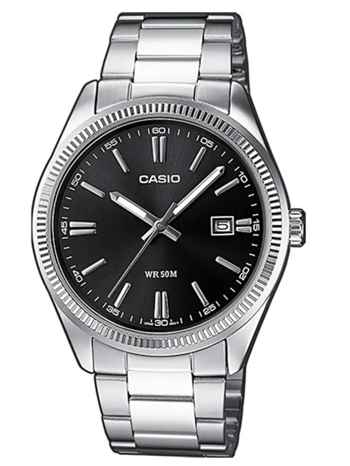 Montre homme Edifice acier cadran noir