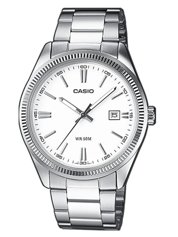 Montre homme Edifice acier cadran blanc