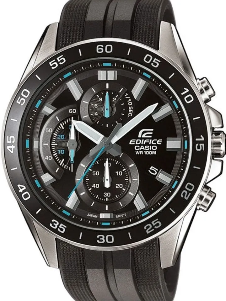 Montre homme Edifice acier et bracelet résine noir