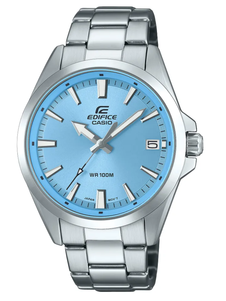 Montre homme Edifice tout acier cadran bleu