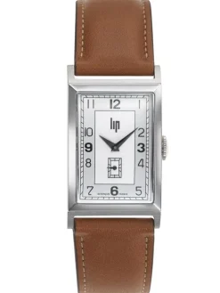 Montre homme LIP CHURCHILL T24 bracelet cuir marron clair 671276