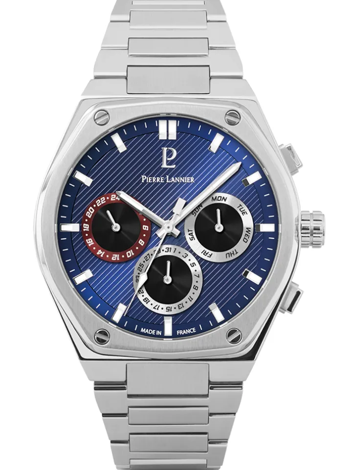 Montre homme multifonctions Pierre Lannier Copilote 230F161