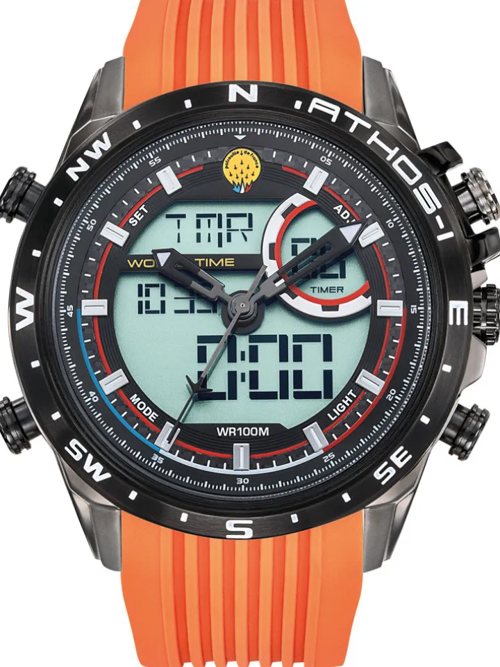 Montre homme Patrouille de France orange Athos 1