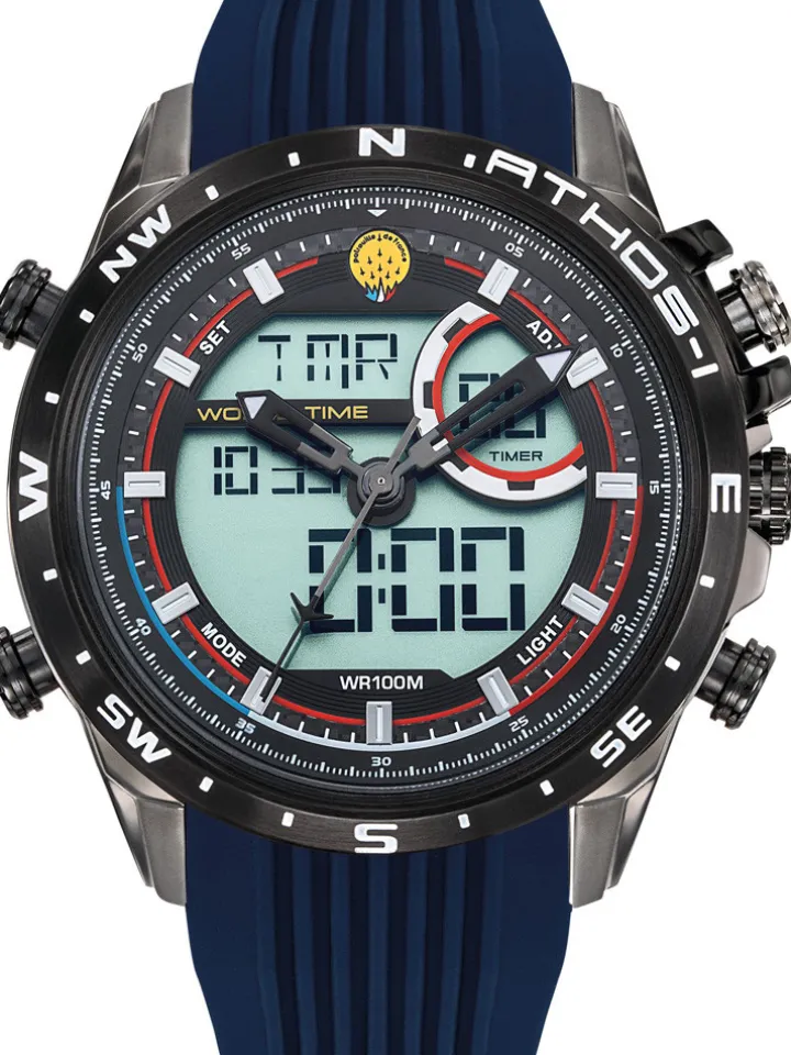 Montre homme Patrouille de France bleue Athos 1