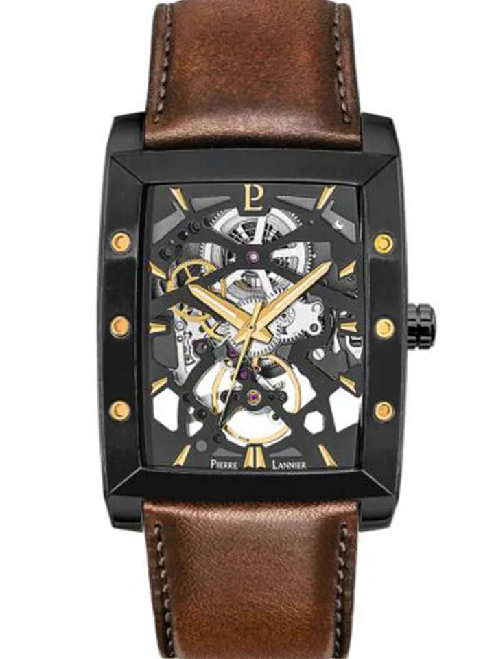 Montre homme Pierre Lannier automatique rectangle