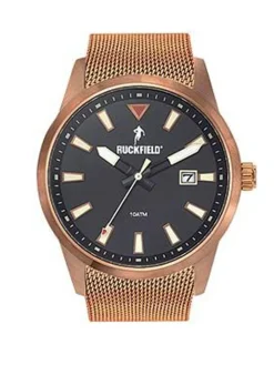 Montre homme Ruckfield bracelet milanais cuivre