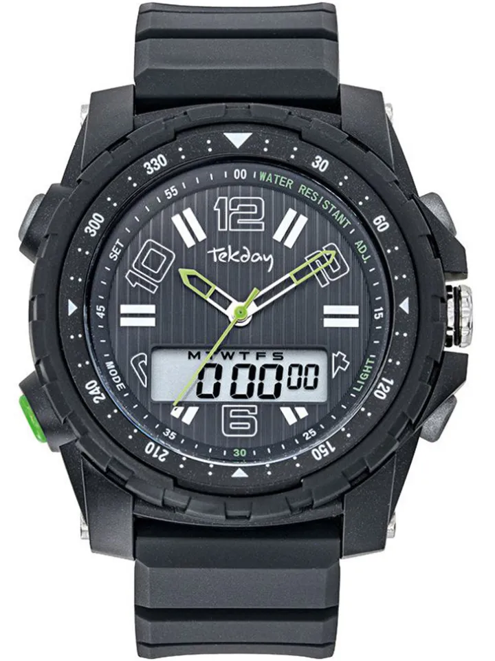 Montre homme Tekday sport noire