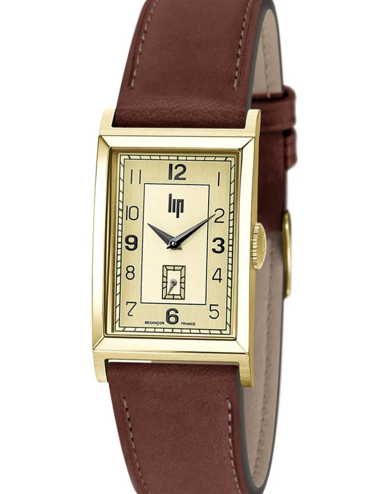 Montre Lip Churchill T24 dorée 671277