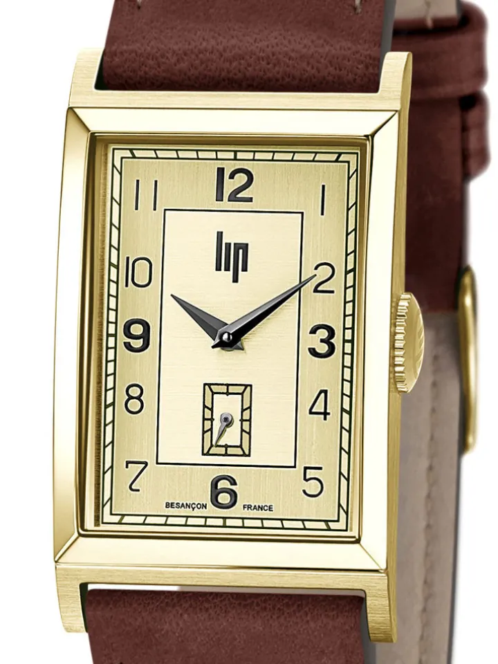 Montre Lip Churchill T24 dorée 671277