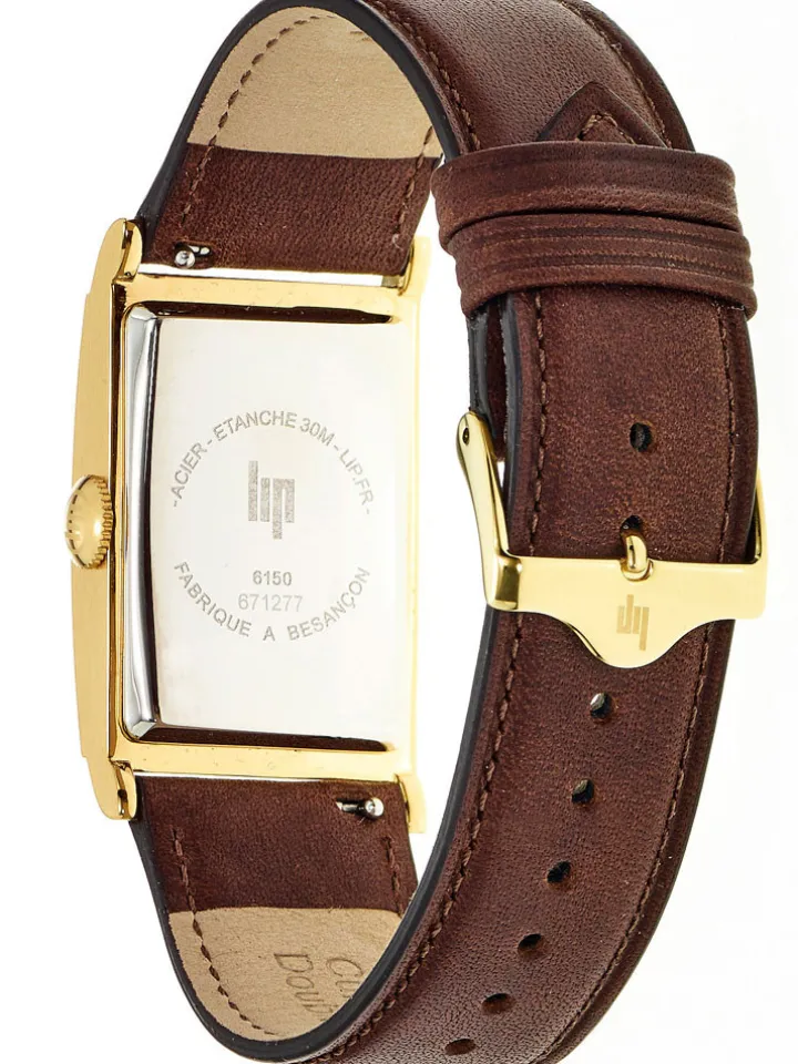 Montre Lip Churchill T24 dorée 671277