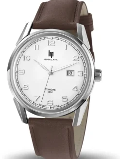 Montre LIP HIMALAYA marron bracelet cuir style vintage 671547