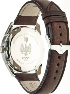 Montre LIP HIMALAYA marron bracelet cuir style vintage 671547