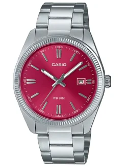Montre mixte Edifice acier cadran rose