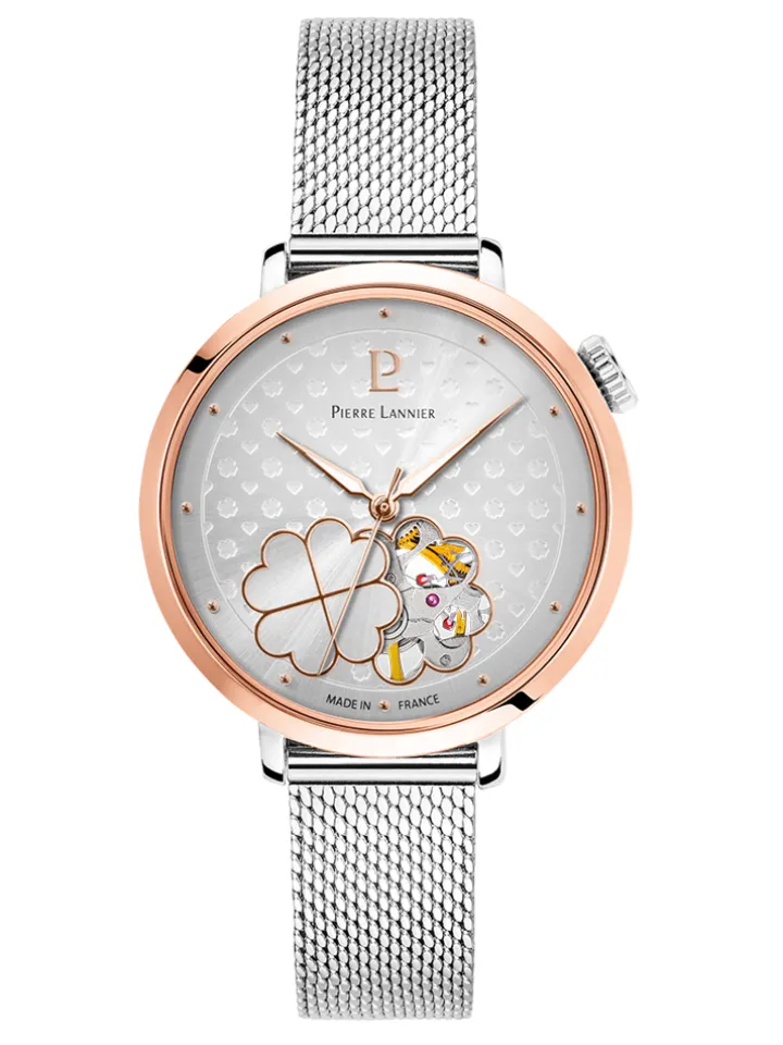 Montre Pierre Lannier femme trèfle automatique 146H721