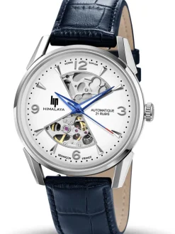 Montre squelette LIP automatique bleue HIMALAYA 671713