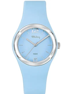 Montre Tekday bleue clair