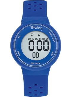 Montre Tekday digitale bleue 654684
