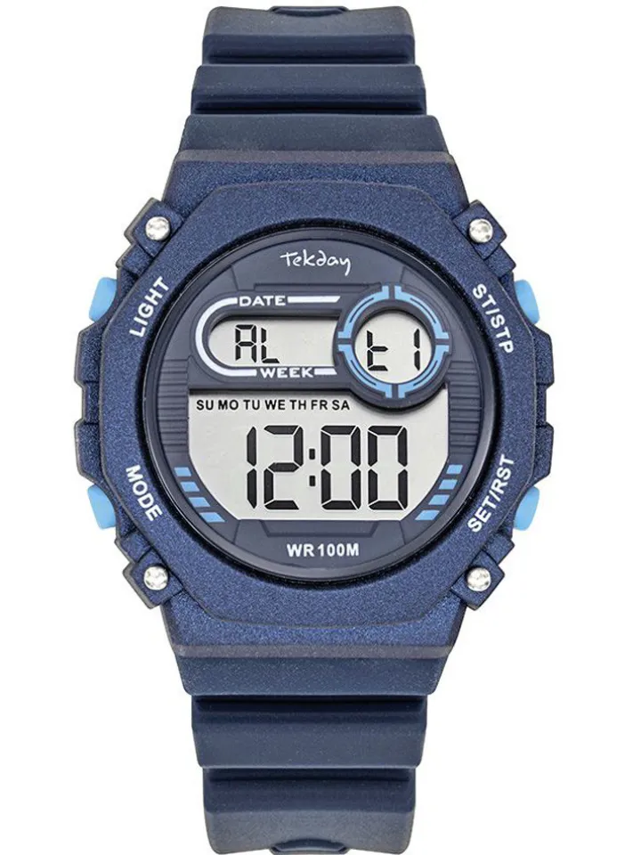 Montre Tekday mixte lunette hexagonale 654906
